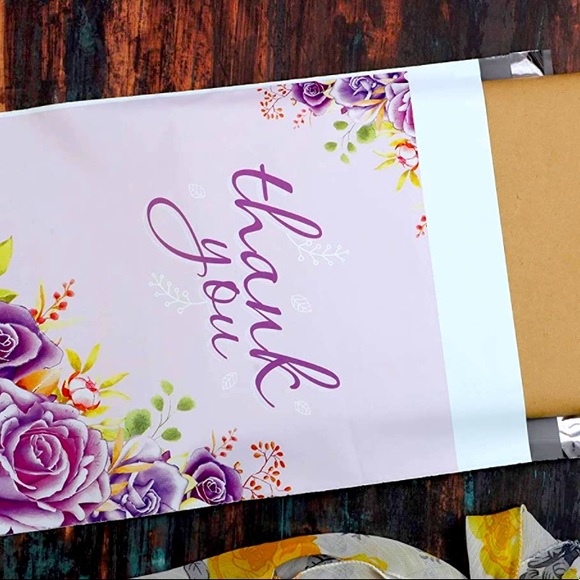 NEW Poshmark Packages "Thank you!" Gift Wrapping Shipping Supplies Set ~ 6 Items - Picture 10 of 11